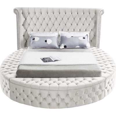 Orren Ellis Lura Upholstered Platform Bed Reviews Wayfair